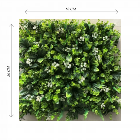 Decor din Plante - Panou Verde Mix50-18