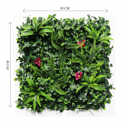 Decor din Plante - Panou Verde Mix50-55