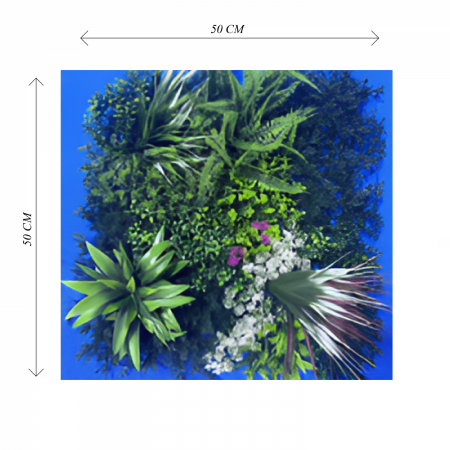 Decor din Plante - Panou Verde Mix50-52