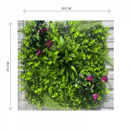 Decor din Plante - Panou Verde Mix50-53