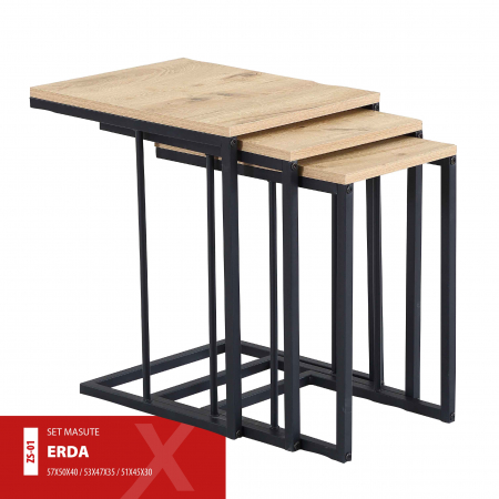 Mobilier modular - Set masute cafea Erda