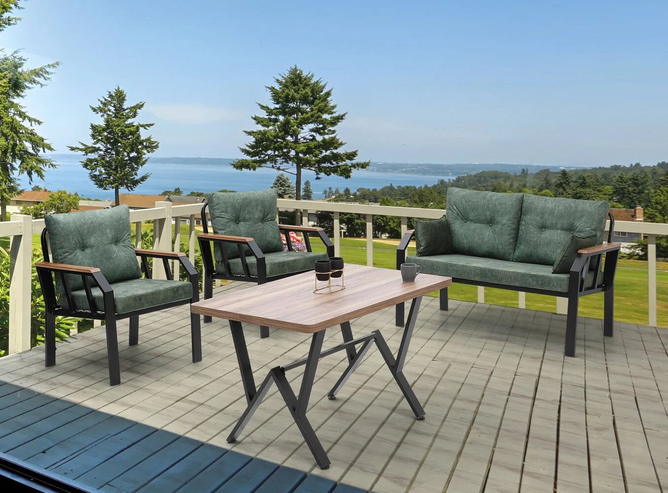 SET METALIC NARCISA 4 LOCURI Seturi de mobilier - SET METALIC NARCISA 4 LOCURI