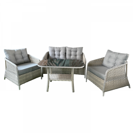 Seturi de mobilier - SET MOBILIER TERASA SI GRADINA RATAN ARENA 4 LOCURI