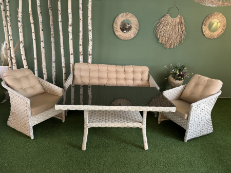 Seturi de mobilier - SET MOBILIER TERASA SI GRADINA RATAN MALTA 5 LOCURI
