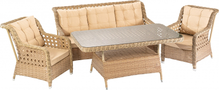 SET MOBILIER TERASA SI GRADINA RATAN NIRVANA 5 LOCURI [1]