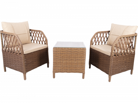 Seturi de mobilier - SET MOBILIER TERASA SI GRADINA RATAN SUNNY 2 LOC