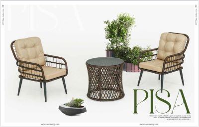 SET MOBILIER TERASA SI GRADINA RATAN PISA 2 LOCURI [3]