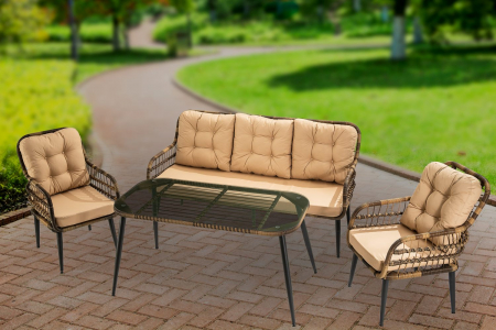 SET MOBILIER TERASA SI GRADINA RIKO 5 LOCURI [1]