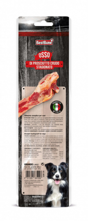 CAINI - BestBone, recompensa caini, os natural cu prosciutto crudo