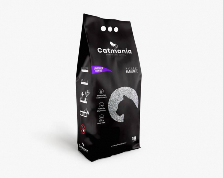 Asternut - Catmania nisip pisici, Lavanda, 10L