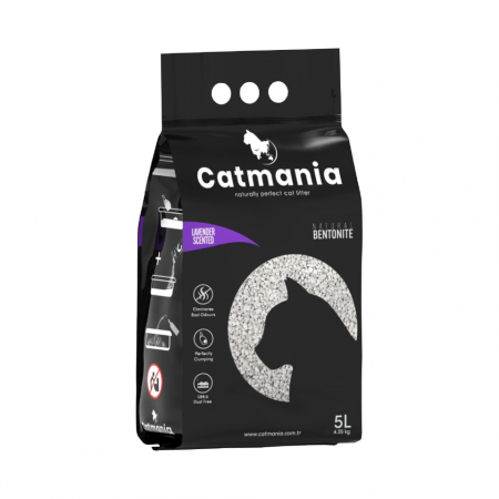 Ingrijire pisici - Catmania nisip pisici, Lavanda, 5L