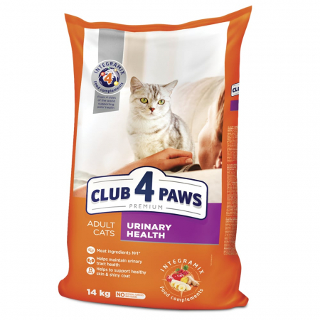 Hrana uscata pisici - Club 4 Paws Premium Hrana uscata pisici adulte, Urinary Health, 14kg