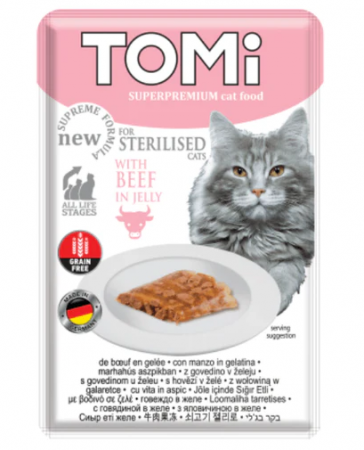 PISICI - Hrana umeda pentru pisici sterilizate Tomi Sterilizat Vita 85g