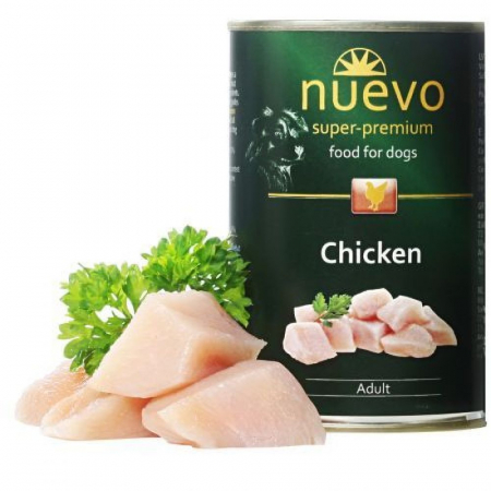 CAINI - Nuevo, Hrana umeda pentru caine adult, pui, conserva 800g