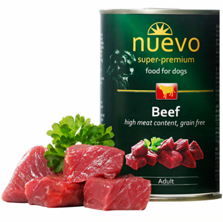 CAINI - Nuevo, Hrana umeda pentru caine adult, vita, conserva 400g