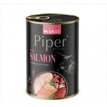 PISICI - Piper, Conservă pisici, cu somon, 400 g