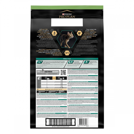PURINA Pro Plan Sterilised Renal Plus, Somon, hrană uscată pisici sterilizate, 10kg [1]