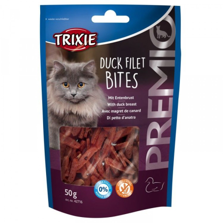 CAINI - Trixie, Duck Filet Bites, recompense caini,rata, 50g