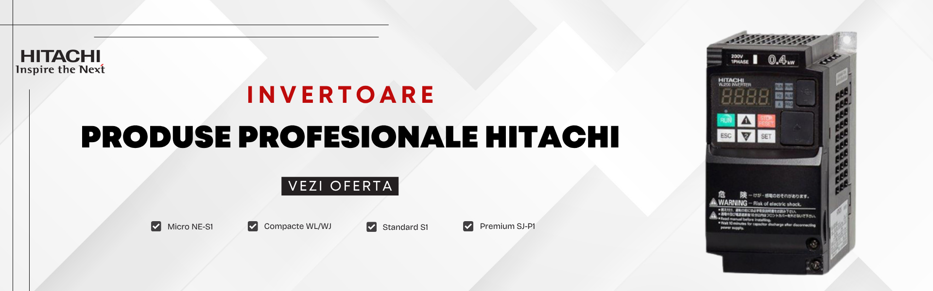 Invertoare Hitachi