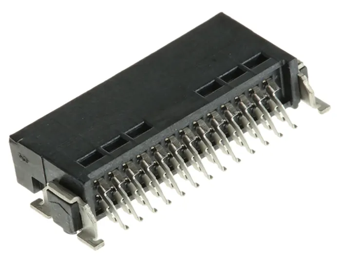 Conector cu pini PCB, 054595, 26 de contacte, pas de 1.27 mm, 2 randuri, incapsulat - ERNI [1]