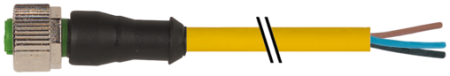 Cabluri, Conectori si Accesorii - Conector cu cablu M12, 7000-12181-0131000, MUR7000121810131000
