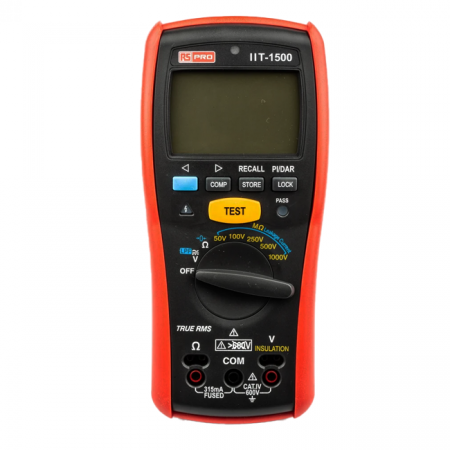 Lichidare stoc - Tester de izolație RS PRO IIT1500