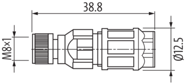 Terminale IDC mama 7000-08365-0000000, M8, MUR7000083650000000 - Murr Elektronik [1]