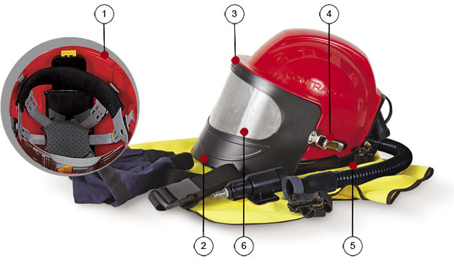 Casca Protectie Sablator tip Aspect [2]