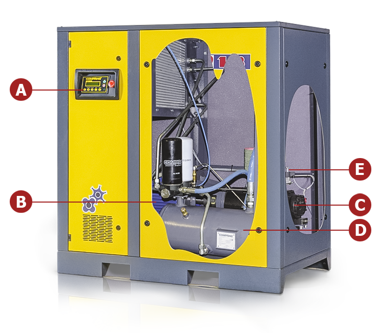 Compresor cu surub cu cuplaj direct D 1110 / 11 kw [4]