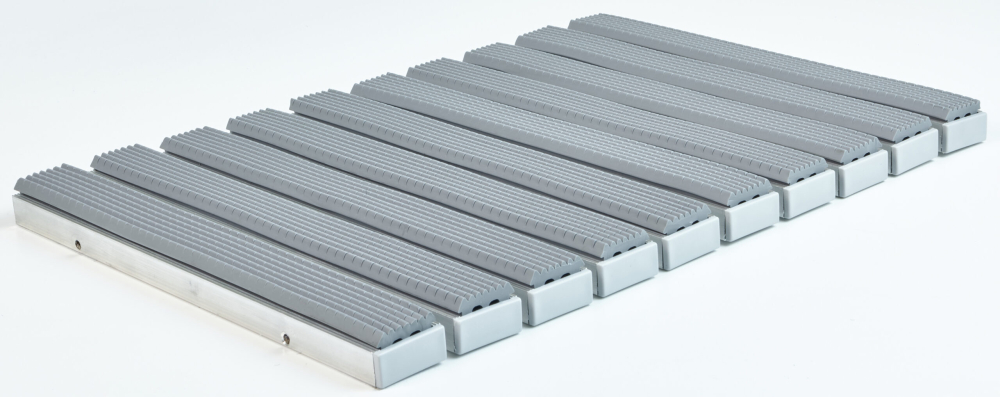 Stergator profesional de picioare  EXTERIOR din profile de aluminiu eloxat cu insertii de cauciuc [3]