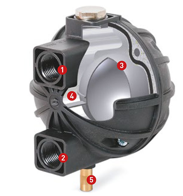 Purja mecanica Comprag, cu plutitor , model FD [2]