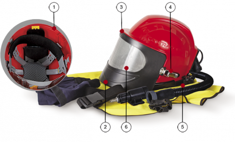 Casca Protectie Sablator tip Aspect [1]