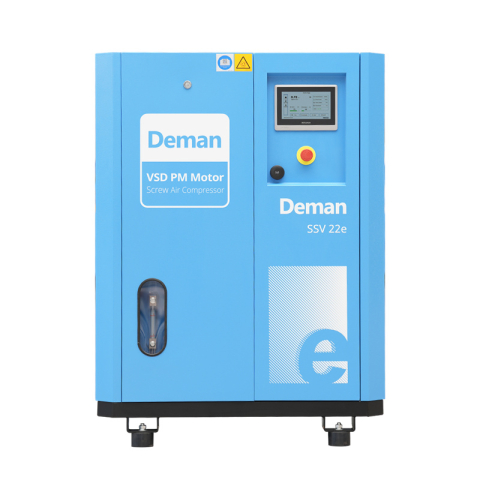 Compresor China - Compresor de Aer Industrial în Două Trepte Deman SSV15e-7 (15 kW / 20 CP, 8 bar)
