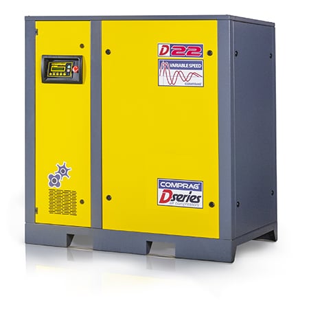 Compresoare aer cu surub - Compresor industrial cu cuplaj direct si debit variabil, cu invertor