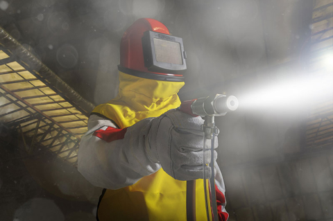 Pistol sablare prin aspiratie SFG cu furtun si lance de aspiratie [2]