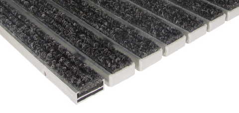 Stergatoare de picioare profesionale - stergator-profesional-de-picioare-einterior-din-profile-de-aluminiu-eloxat-cu-insertii-de-mocheta