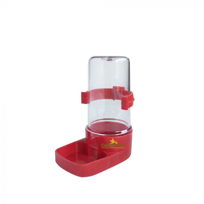 Adăpătoare pt. canari 70ml (tub transparent, bază colorată) [3]
