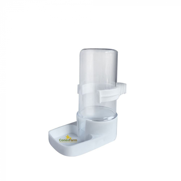 Adăpătoare pt. canari 70ml (tub transparent, bază colorată) [4]