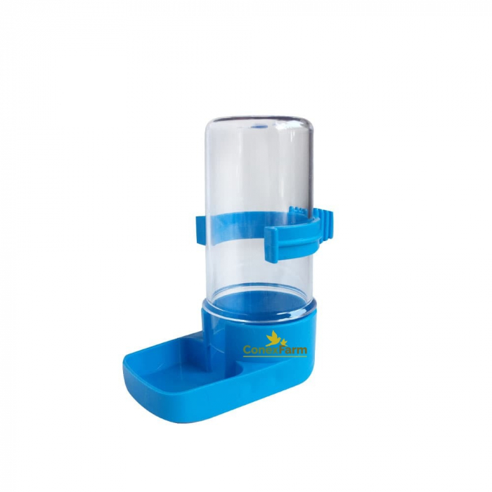 Adăpătoare pt. canari 70ml (tub transparent, bază colorată) [2]