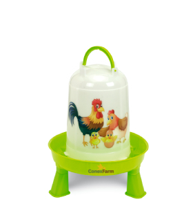 Hrănitoare pentru păsări cu mâner și picioare - verde 5 L [1]