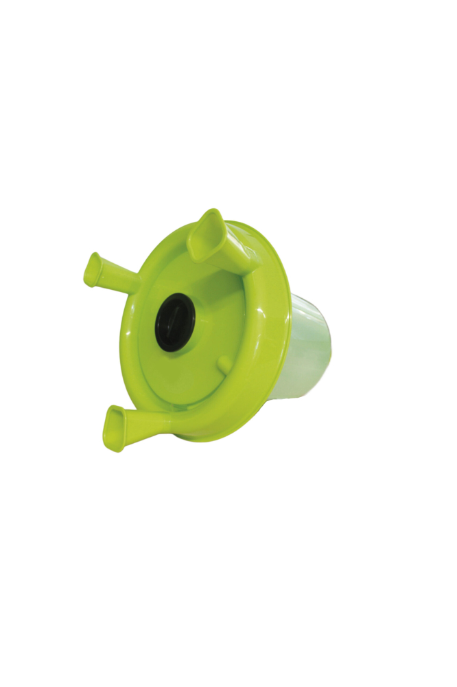 Adăpător ECO pentru păsări de curte 8 L , cu picioare și dop -verde [2]