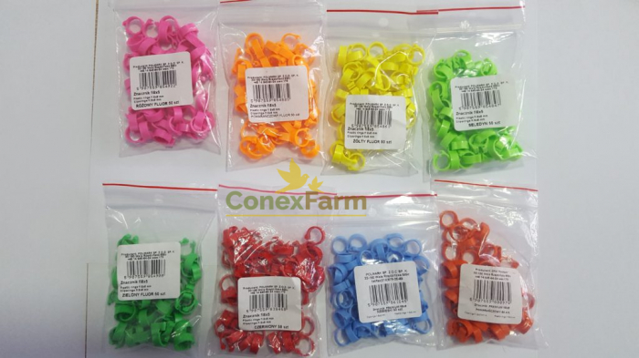 Inele(cleme) numerotate (1-50) Ø 8x5 mm / 50 buc [3]
