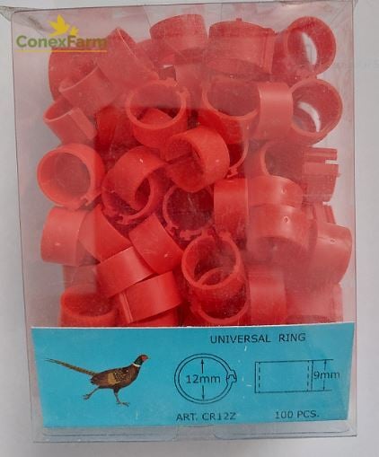 Inele (cleme) zip Ø 12 mm x 9mm / 100 buc [6]