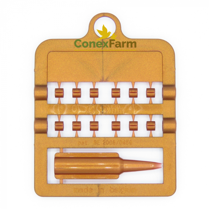 Inele (cleme) păsări Ø 3 mm 12buc/cartonaș [5]