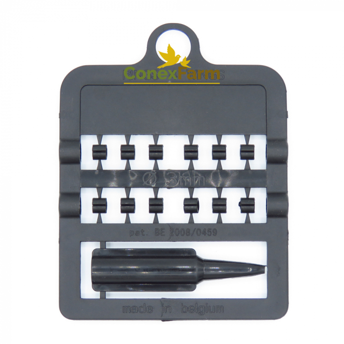 Inele (cleme) păsări Ø 2.5 mm 12buc/cartonaș [7]