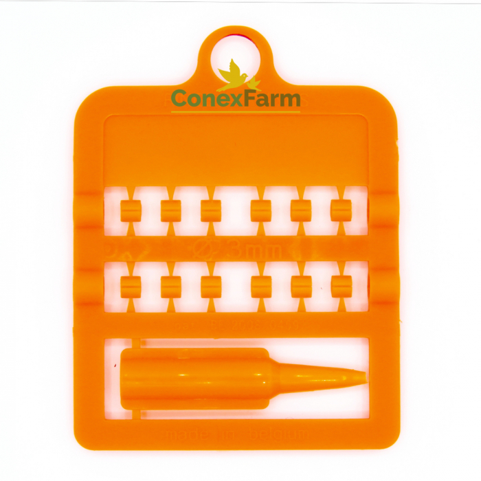 Inele (cleme) păsări Ø 3 mm 12buc/cartonaș [11]