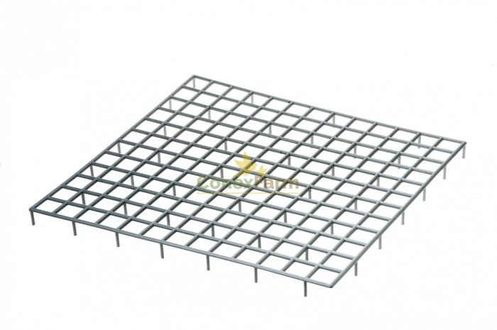 Grătar boxă porumbei – gri - 36x34x2cm [1]
