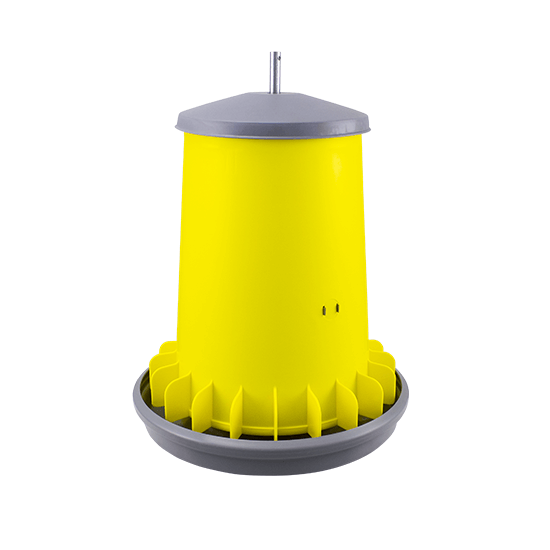 Hrănitoare din plastic cu grilă pentru prevenirea risipei 20 l (galben) [1]
