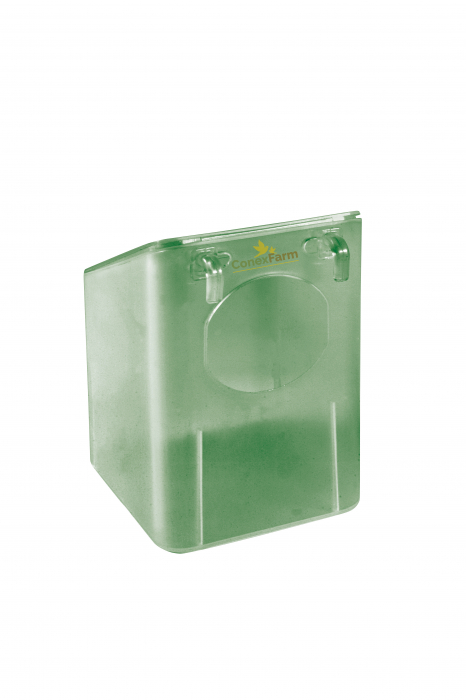 Hrănitor/Adăpătoare pentru porumbei 1 locaș – verde [2]