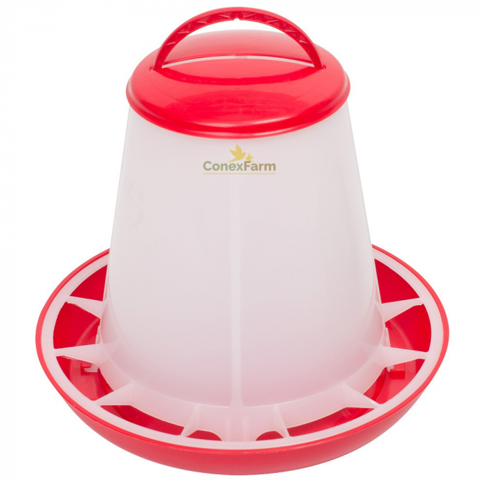 Hrănitor pentru pui si prepeliță capacitate 1kg [2]